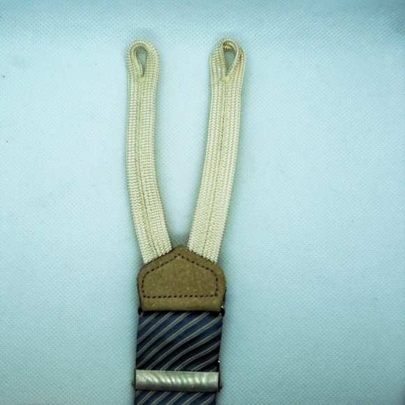 EUC - Silk Tie and Braces - Canali, Trafalgar - Picture 5 of 8